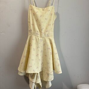 Floral Yellow Romper